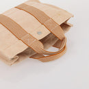HERMES Fourre Tout Hand Bag Cotton 4 Set Navy Orange gray Auth BA13658-23
