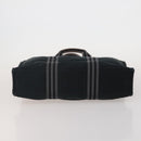 HERMES Fourre Tout Hand Bag Cotton 4 Set Navy Orange gray Auth BA13658-6