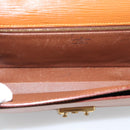 LOUIS VUITTON Epi Serie Dragonne Hand Bag Zipangu Gold M52618 LV Auth BA13660-10