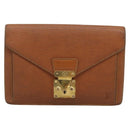 LOUIS VUITTON Epi Serie Dragonne Hand Bag Zipangu Gold M52618 LV Auth BA13660-13