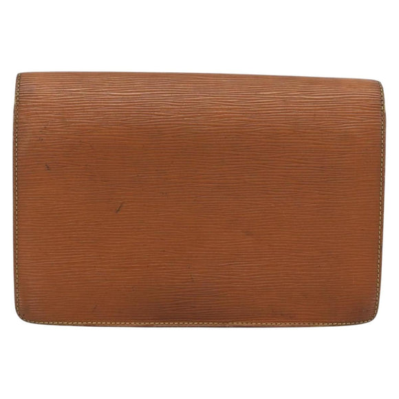 LOUIS VUITTON Epi Serie Dragonne Hand Bag Zipangu Gold M52618 LV Auth BA13660