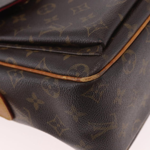LOUIS VUITTON Monogram Viva Cite GM Shoulder Bag M51163 LV Auth BA13661