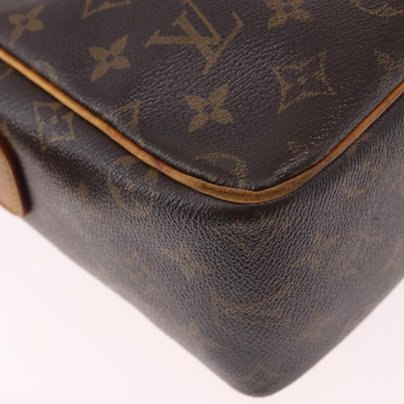 LOUIS VUITTON Monogram Viva Cite GM Shoulder Bag M51163 LV Auth BA13661