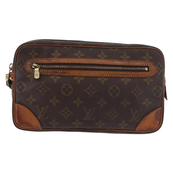 LOUIS VUITTON Monogram Marly Dragonne GM Clutch Bag M51825 LV Auth BA13662