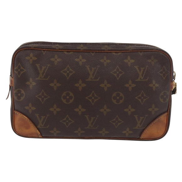 LOUIS VUITTON Monogram Marly Dragonne GM Clutch Bag M51825 LV Auth BA13662