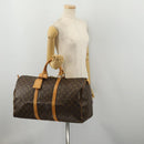 LOUIS VUITTON Monogram Keepall 50 Boston Bag M41426 LV Auth BA13665A-22