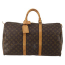 LOUIS VUITTON Monogram Keepall 50 Boston Bag M41426 LV Auth BA13665A-13