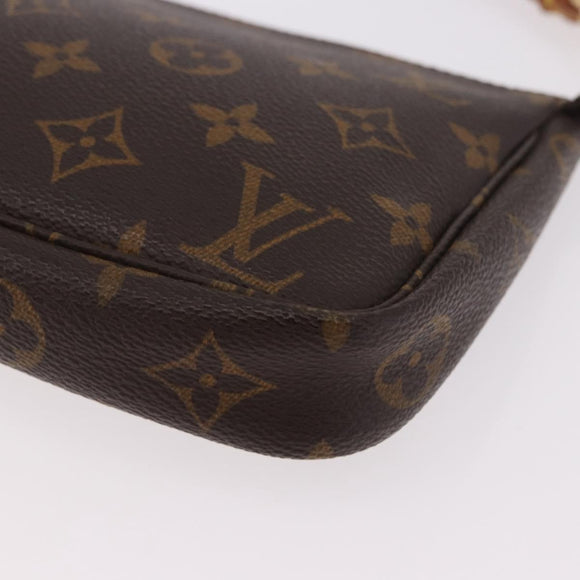 LOUIS VUITTON Monogram Pochette Accessoires Pouch M51980 LV Auth BA13668