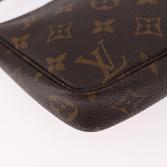 LOUIS VUITTON Monogram Pochette Accessoires Pouch M51980 LV Auth BA13668