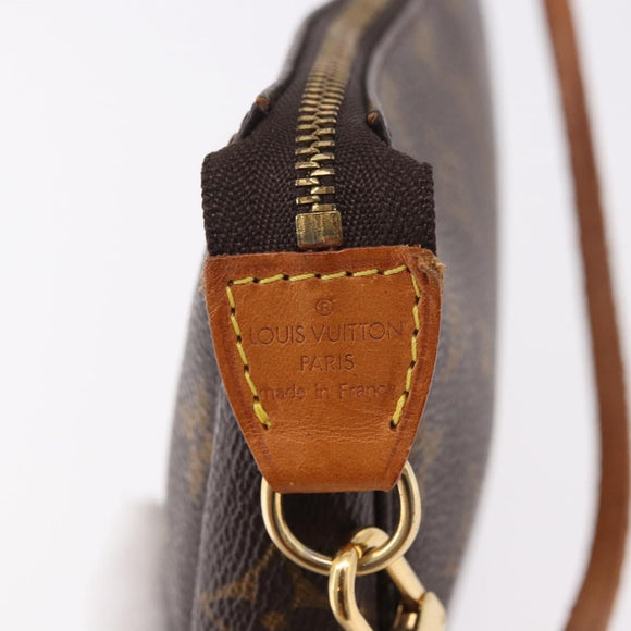 LOUIS VUITTON Monogram Pochette Accessoires Pouch M51980 LV Auth BA13668