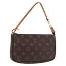 LOUIS VUITTON Monogram Pochette Accessoires Pouch M51980 LV Auth BA13668-1