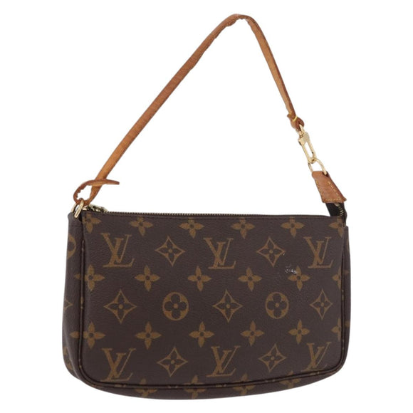 LOUIS VUITTON Monogram Pochette Accessoires Pouch M51980 LV Auth BA13668