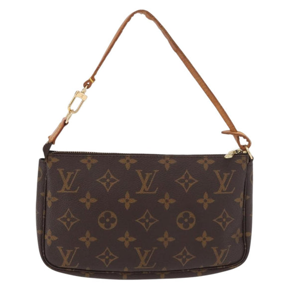 LOUIS VUITTON Monogram Pochette Accessoires Pouch M51980 LV Auth BA13668