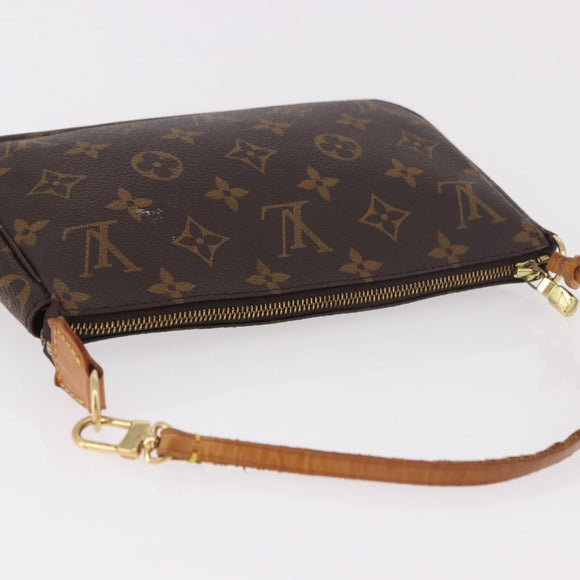 LOUIS VUITTON Monogram Pochette Accessoires Pouch M51980 LV Auth BA13668
