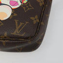 LOUIS VUITTON Monogram panda Pochette Accessoires Pouch M51981 LV Auth BA13669V-14