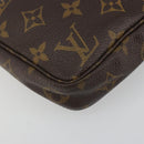 LOUIS VUITTON Monogram panda Pochette Accessoires Pouch M51981 LV Auth BA13669V-15