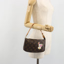 LOUIS VUITTON Monogram panda Pochette Accessoires Pouch M51981 LV Auth BA13669V-21