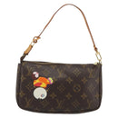 LOUIS VUITTON Monogram panda Pochette Accessoires Pouch M51981 LV Auth BA13669V-2