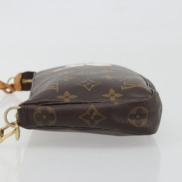 LOUIS VUITTON Monogram panda Pochette Accessoires Pouch M51981 LV Auth BA13669V