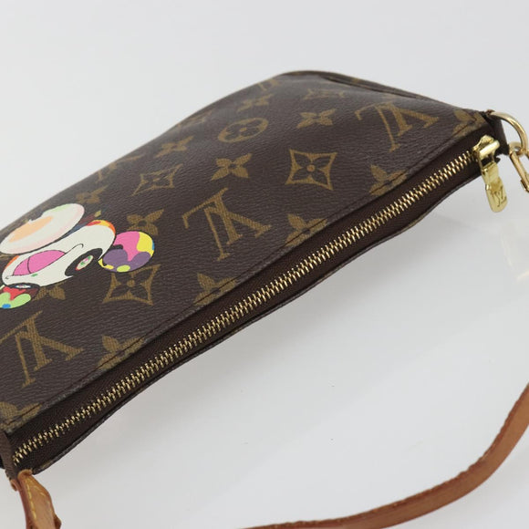 LOUIS VUITTON Monogram panda Pochette Accessoires Pouch M51981 LV Auth BA13669V