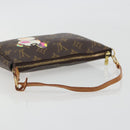 LOUIS VUITTON Monogram panda Pochette Accessoires Pouch M51981 LV Auth BA13669V-7