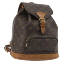 LOUIS VUITTON Monogram Montsouris MM Backpack M51136 LV Auth BA13671-1