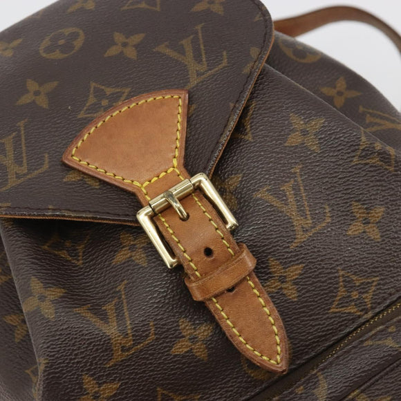 LOUIS VUITTON Monogram Montsouris MM Backpack M51136 LV Auth BA13671