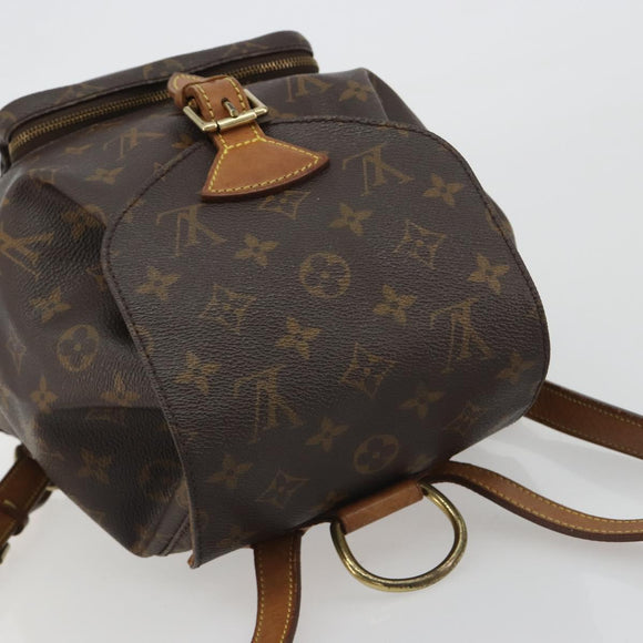 LOUIS VUITTON Monogram Montsouris MM Backpack M51136 LV Auth BA13671