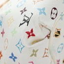 LOUIS VUITTON Monogram Multicolor Annie GM Tote Bag White M40303 Auth BA13672SAV-18