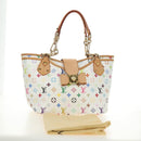 LOUIS VUITTON Monogram Multicolor Annie GM Tote Bag White M40303 Auth BA13672SAV-12