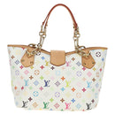 LOUIS VUITTON Monogram Multicolor Annie GM Tote Bag White M40303 Auth BA13672SAV-2