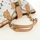 LOUIS VUITTON Monogram Multicolor Annie GM Tote Bag White M40303 Auth BA13672SAV-8