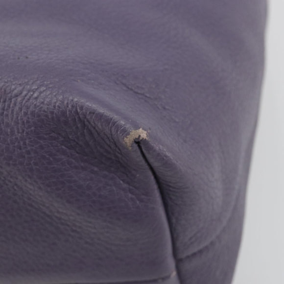 BOTTEGA VENETA INTRECCIATO Shoulder Bag Purple 179331 Auth BA13673A
