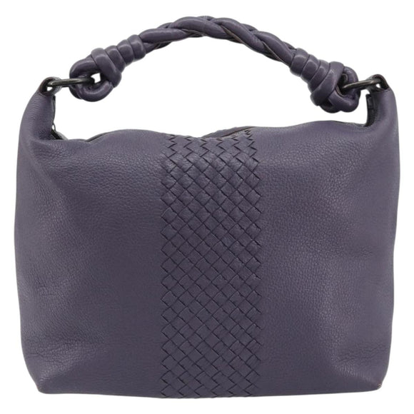 BOTTEGA VENETA INTRECCIATO Shoulder Bag Purple 179331 Auth BA13673A