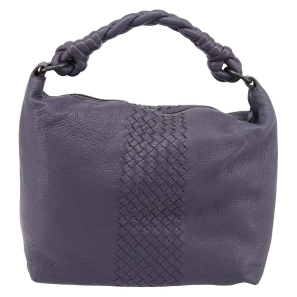 BOTTEGA VENETA INTRECCIATO Shoulder Bag Purple 179331 Auth BA13673A