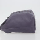 BOTTEGA VENETA INTRECCIATO Shoulder Bag Purple 179331 Auth BA13673A-4