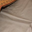 MCM Vicetos Logogram Garment Cover Leather Brown Gold Auth BA13677V-19