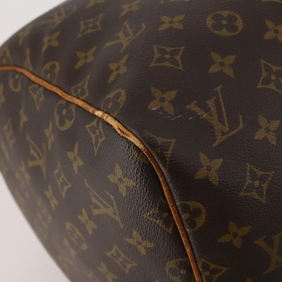 LOUIS VUITTON Monogram Keepall 55 Boston Bag M41424 LV Auth BA13678
