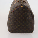 LOUIS VUITTON Monogram Keepall 55 Boston Bag M41424 LV Auth BA13678-4