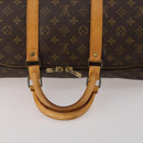 LOUIS VUITTON Monogram Keepall 55 Boston Bag M41424 LV Auth BA13678-7