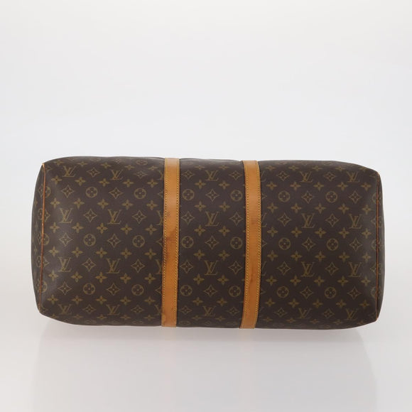 LOUIS VUITTON Monogram Keepall 55 Boston Bag M41424 LV Auth BA13678