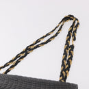 BALLY Ketting Schoudertas Leer Zwart Goud Geauth BA13679A-8