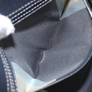 FENDI Mamma Baguette Tote Bag Canvas Navy Silver Auth BA13682V-23