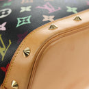 LOUIS VUITTON Monogram Multicolor Alma Hand Bag Black M92646 LV Auth BA13683SAV-17