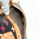 LOUIS VUITTON Monogram Multicolor Alma Hand Bag Black M92646 LV Auth BA13683SAV-21