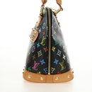 LOUIS VUITTON Monogram Multicolor Alma Hand Bag Black M92646 LV Auth BA13683SAV-3