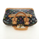 LOUIS VUITTON Monogram Multicolor Alma Hand Bag Black M92646 LV Auth BA13683SAV-6