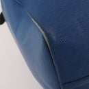 LOUIS VUITTON Epi Keepall 55 Boston Bag Toledo Blue M42955 LV Auth BA13684A-14