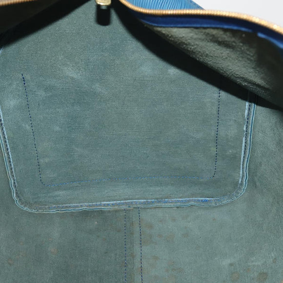 LOUIS VUITTON Epi Keepall 55 Boston Bag Toledo Blue M42955 LV Auth BA13684A