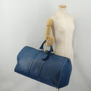 LOUIS VUITTON Epi Keepall 55 Boston Bag Toledo Blue M42955 LV Auth BA13684A-22